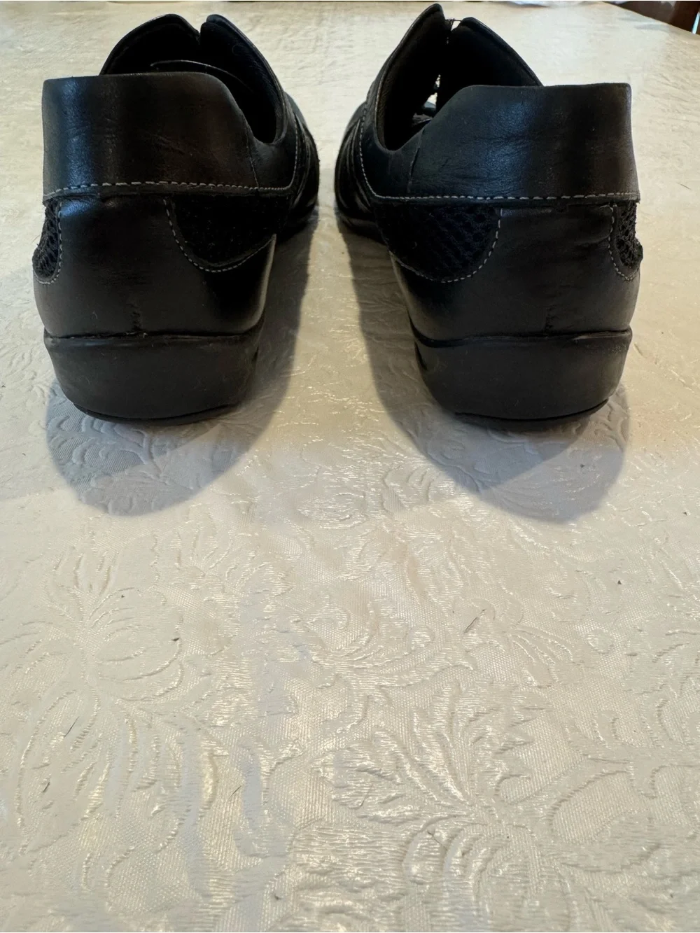 Walking Cradles Black Slip-On Casual Flats